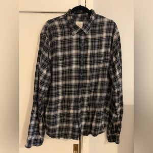 BLACK AND WHITE FLANNEL